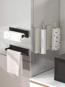Modern Kitchen Paper Towel Holder - Under-Cabinet Hanging Paper Towel Dispenser, Space-Saving Design, Plastic Material, Bathroom Accessory, Suitable For Commercial And Residential Use, A Must-Have For Small Apartments ﻿ - Multicolor - View 7