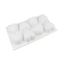 Heart-Shaped Silicone Mold, Heart-Shaped Mousse Mold, Chocolate Ice Cream Dessert Mold, Cake Decorating Tool, Kitchen Accessory - Multicolor - View 4