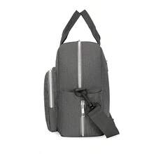 1pc Large Capacity Quilted Style Hand-Carry & Shoulder Carry Mommy Bag, Multifunctional Casual Bag - Multicolor - View 10