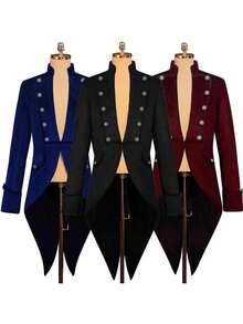Men Cosplay Clothing - Vintage Tailcoat/red - View 2