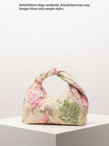 (隨機圖案) 女款亮片包、花卉圖案、刺繡包、百褶包、晚宴派對、舞會裝飾、畢業舞會包、畢業舞會配件、婚禮用品、優雅女款錢包、女性禮物 - 彩色 - 查看 2