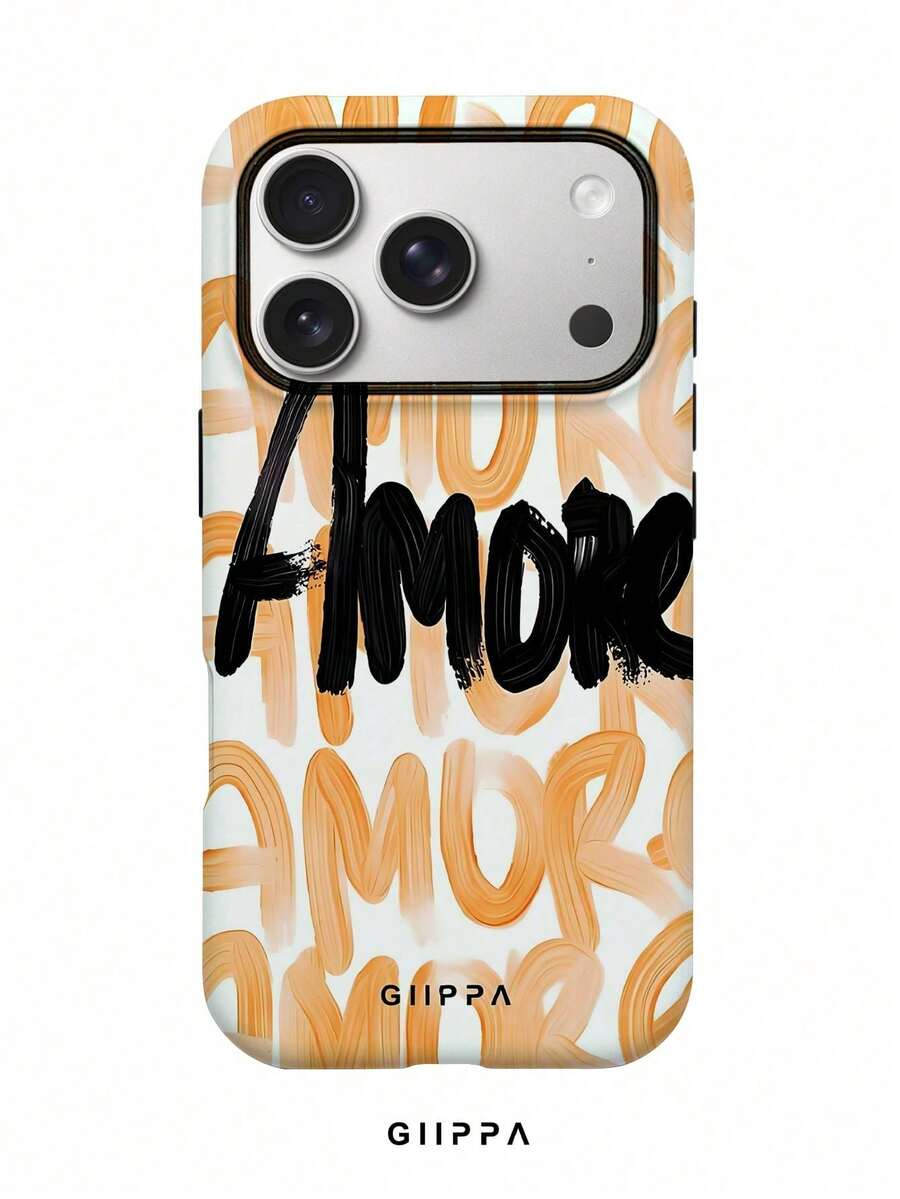 S2Amore-Love Phone Case Compatible With IPhone 16, 15, 14, 13, 12, 11 Pro Max, X, XR, XS Max, 8, 7 Plus, Shockproof Matte Back Cover - Multicolor - View 1