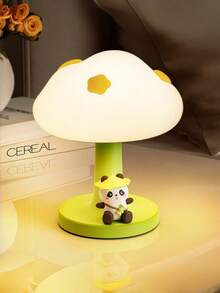 LED Cloud-Shaped Touch Night Light, Cute Silicone Cartoon Design Smart Desk Lamp, Suitable For Children's Room, With Touch Sensor And 3-Level Adjustable Brightness, For Boys And Girls, Perfect Gift - Cloud Ambient Light - View 10