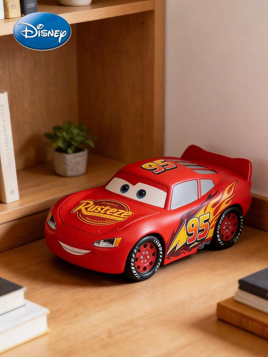 Monogram Disney 男孩存錢罐,傑伊·弗蘭科迪士尼皮克斯《賽車總動員》閃電麥昆陶瓷儲蓄罐,賽車主題房間裝飾,方便投幣,粉絲禮物。 - MN-21897 - 查看 1