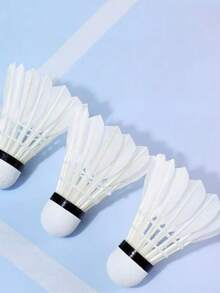 Durable Nylon Badminton Shuttlecocks, High Stability Training Balls, Suitable For Indoor And Outdoor Sports, Lightweight And Wear-Resistant, Ideal For Beginners And Professional Players - Multicolor - View 4