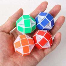 1/3/10/20pcs Foldable Snake Magic Ruler Stress Relief Toy, For Anxiety Relief And Focus, Suitable As Birthday Gift, Party Favor, Best Gift, Holiday Gift, Stocking Stuffer, Gathering Gift, Collectible Gift And Prank Game! - Multicolor - View 5