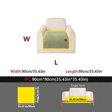 1件裝泡泡絨毛沙發坐墊，柔軟舒適防滑座墊，適用於寵物沙發保護，客廳使用 - 多款式 - 查看 12