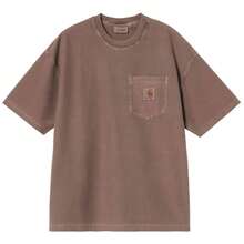 Carhartt Wip T-Shirt Loose Pocket T-Shirt For Men And Women In Color Brown - Brown - View 1