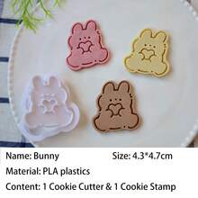 2 Buah Set Cetakan Kue Bentuk Hati Kawaii, Kelinci, Beruang, dan Kucing untuk Hari Valentine & Acara Memanggang Bersama Orang Tua dan Anak - View 12