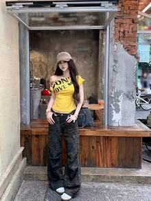 Women Tops - Yellow - View 8