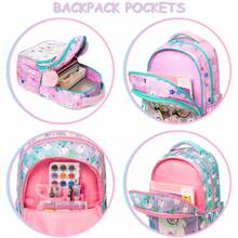 Backpack For Girls Lightweight Girls' Cure Print School Backpack Set, Polyester Rucksack With Matching Lunch Bag & Water Bottle Pouch, For School & Travel - Girls' Schoolbag - View 9