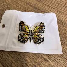 1pc Elegant Fashion Cute Rhinestone Butterfly Animal Brooch Pin, Suitable For Women's Daily Wear - Multicolor - View 2