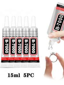 Keo dán nhựa đa năng B-7000 110ml - Chống thấm nước, dạng bán lỏng, không cần điện, lý tưởng cho các dự án thủ công DIY, làm trang sức, dán kim loại, quà tặng ngày lễ và các dự án sáng tạo. - Nhiều màu - Xem 15