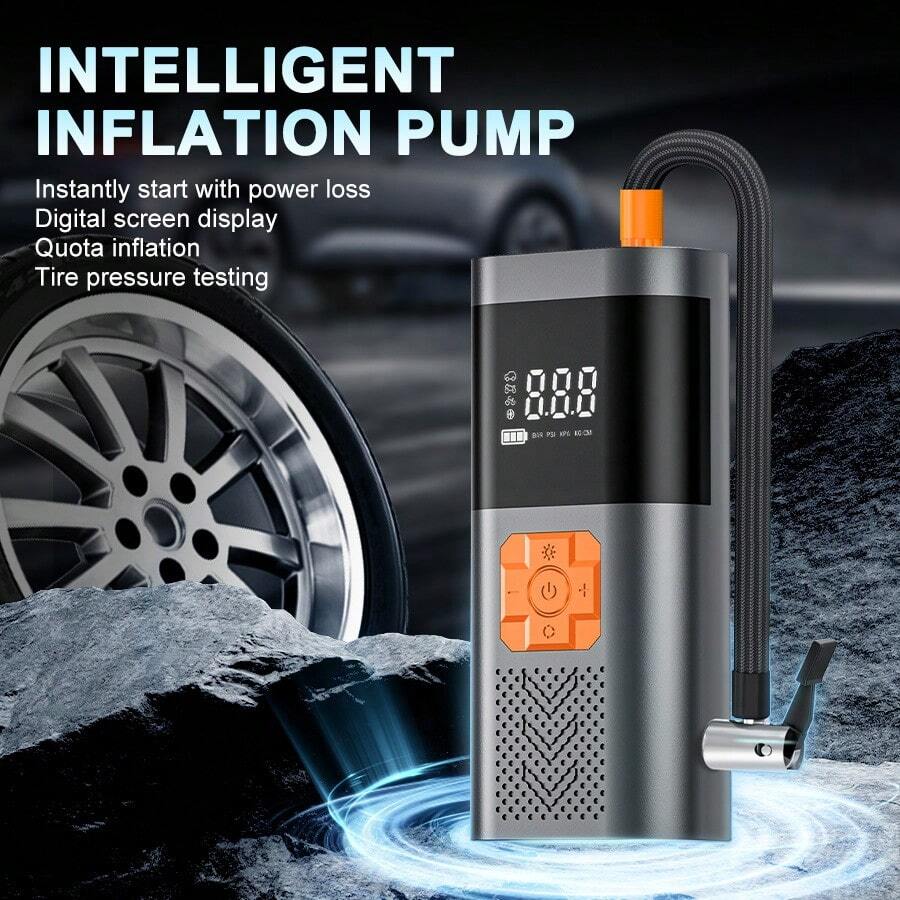 belibuy Car Air Pump - Black - View 1