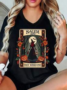 Women T-Shirts - Black - View 1