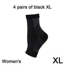 4Pairs Unisex Ankle Compression Socks - Arch Support, For Sports, Running, Hiking, Cycling | Comfortable Breathable Foot Sleeves - Multicolor - View 8