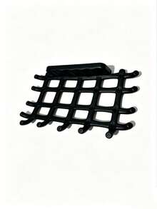 No-Drill Wall-Mounted Soap Holder, Suitable For Soap, Bath Balls, Brush Heads, Hair Accessories, Faux Woven Plastic Soap Rack, Door Back Storage Hook, Bedroom Bathroom Kitchen Storage Organizer, Bathroom Accessories - Multicolor - View 18