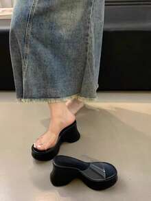 Women Wedges & Flatform - Black - View 7