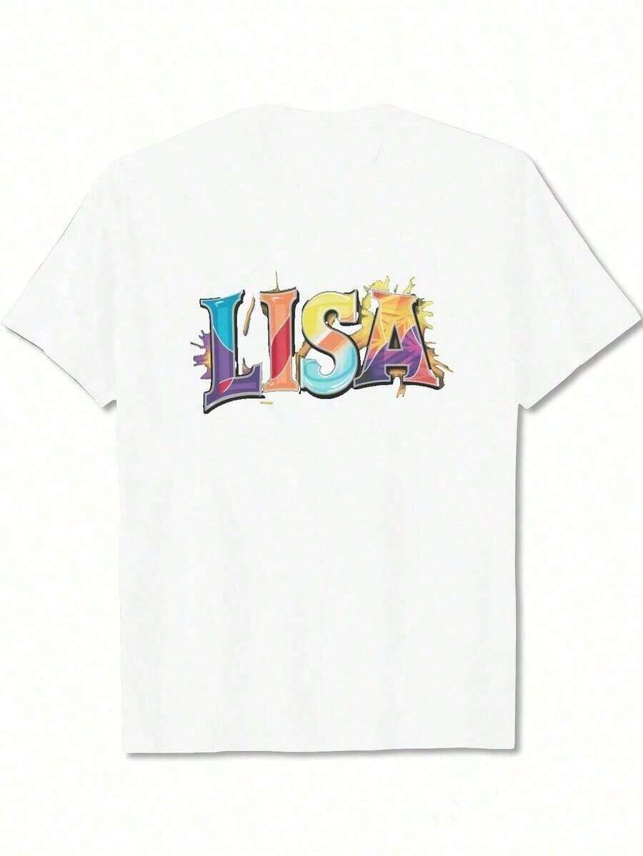 TrendyLISA Women's Multicolor Pure Cotton T-Shirt, Comfortable Fit, Summer T-Shirts, Summer Tops, Black T-Shirt, Women's Summer Set, Women's Blouse, Summer T-Shirts, Women's Tank Tops, World Cup Essential. - 白色 - 查看 1