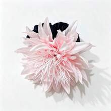 Multi-Color Floral Hair Bands, Non-Slip & Gentle On Hair, 4pcs Set For All Hair Types, Bohemian Polyester - Multicolor - View 6