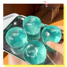 Blue Apple Clear Good Feel Office Stress Relief Venting Malleable Slow Rebound Squeeze Toy Gift Squishy Toys - Multicolor - View 3