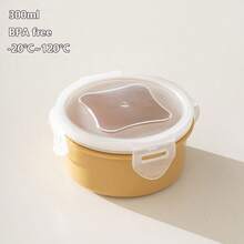 6pcs/3pcs Baby Food Storage Containers, 300ml, PP5, Microwave , Leak-Proof, Snack Divider Boxes - Multicolor - View 6
