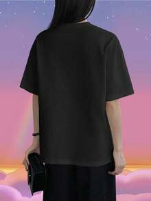 Women T-Shirts - Black - View 2