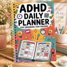 ADHD Cleaning Planner (Spiral Bound) - Color-Coded Cleaning Schedule, Daily/Weekly/Monthly/Yearly Planners, Cleaning Task Checklists, Suitable For Household, Homemakers Productivity Planning And Cleaning Records - ADHD Cleaning Plan - View 3