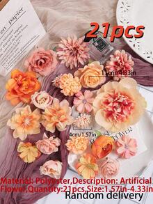 Artificial Flowers - oranye - View 7