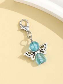 1pc DIY Colorful Beaded Angel Pendant, Heart-Shaped Beads Cute Angel Keychain, Creative Gift For Lover, Friend, Girlfriend, Holiday, Festival, Mobile Phone, Car Accessories, Keychain, Small Gift For Events - Multicolor - View 16