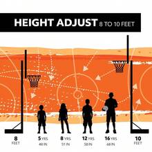 Speed Shift 50" Portable Basketball Hoop - Default - View 5