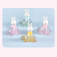 Miffy 烏龜盲盒神秘公仔，可愛 PVC 動漫迷你娃娃，驚喜娃娃，隱藏版，禮物吊飾，居家裝飾 - 彩色 - 查看 8