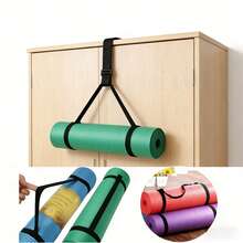 2pcs Multi-Purpose Yoga Mat Straps, Say Goodbye To Slipping Or Loosening Yoga Mats, Adjustable Nylon Straps, Easy To Use, Tear-Resistant Adjustable Straps Suitable For Yoga, Pilates, Gym, Outdoor Exercise, Home Storage And Travel - Multicolor - View 4
