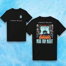 Johnnie Walker T-Shirt Vintage 2025 New Fan Night NY/NJ Gotham FC Graphic Tee - màu đen - Xem 1