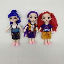 17cm K-POP Girly Team 可動關節人偶組，精緻 Lumi Mila Zoe 娃娃，輕巧便攜桌面擺飾，美學室內裝飾工藝品，熱門粉絲周邊，節慶、粉絲聚會與收藏的理想禮物 - 彩色 - 查看 7