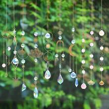 1/3/6pcs Crystal Sun Catcher Rainbow Maker Pendant Decor, Suitable For Indoor Windows, Outdoor Garden, Patio, Car Rearview Mirror, Christmas Tree, Suitable For Christmas Party, Wedding And Other Celebrations - Gold Sun Catcher - View 3