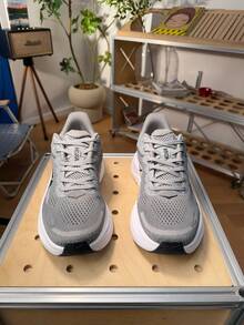 Hoka One One Bondi 9 Road Running Shoes, Breathable Lightweight Cushioned Shock-Absorbing Non-Slip, Suitable For All Seasons, Grey Color, Men & Women - Grey - View 9