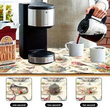 1pc Dish Drying Mat, Coffee Machine Pad, Elegant Vintage Floral & Bird Pattern, Highly Absorbent Quick Dry, Suitable For Dining Table, Cafe, Coffee Table, Kitchen Counter, Creates Cozy Atmosphere, Multi-Purpose Drainage Mat, Home Gift, Tabletop Decor - XYLSD-440 - View 7