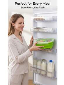 Caja enfriadora plegable y aislada, conveniente para picnic, almuerzo en el trabajo, primavera y verano - verde - Ver 3