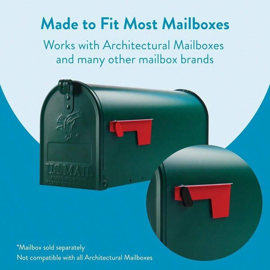 Architectural Mailboxes Aluminum Mailbox Kit, Red - C - View 1