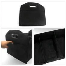 Organizador de maletero para coche, caja de almacenamiento plegable para coche con bolsillos, organizador de carga de tela Oxford impermeable, accesorio universal para coche. - A - Ver 9