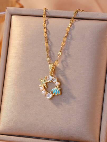  1 chiếc dây chuyền thiết kế độc đáo thời trang cao cấp sáng tạo, mạ vàng 18K thép không gỉ, mặt dây chuyền cá koi chuyển động, cá 3D chuyển động, phù hợp cho nam nữ đeo hàng ngày, lễ hội, sinh nhật hoặc làm quà tặng