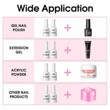 PEACECOLOR 10ml Nail Care Set Pick 5-Piece Complete Kit Or 2-Piece Gel Kit Dehydrator Primer Base Top Coat Cuticle Oil Soak Off UV LED Summer Gift - 查看 9