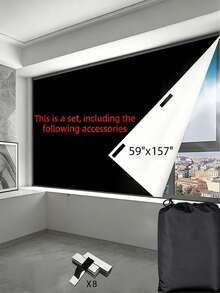 Blackout Curtains For Bedroom, Portable Blackout Curtains, Portable DIY Curtains, Lightweight Curtains, No-Drill Curtains And Blackout Blinds, Suitable For Travel, No-Drill, Blackout Curtains, Easy To Cut, Suitable For Dorms, Home Theaters, Bedrooms, RVs And Apartments - Multicolor - View 7