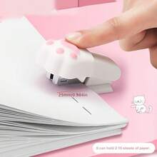 1set [Cat Paw Stapler] Cat Paw Mini Stapler - Stapler Set - View 2