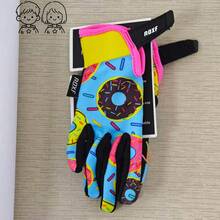 1 Pasang Sarung Tangan Sepeda ROXF Motif Donat Jari Penuh, Anti Selip, Bernapas, Kompatibel dengan Layar Sentuh, Cocok untuk Bersepeda, Off-Road, BMX, Skateboard, dan Olahraga Lainnya - Biru - View 5