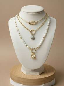 Collares triples - Dorado - Ver 2
