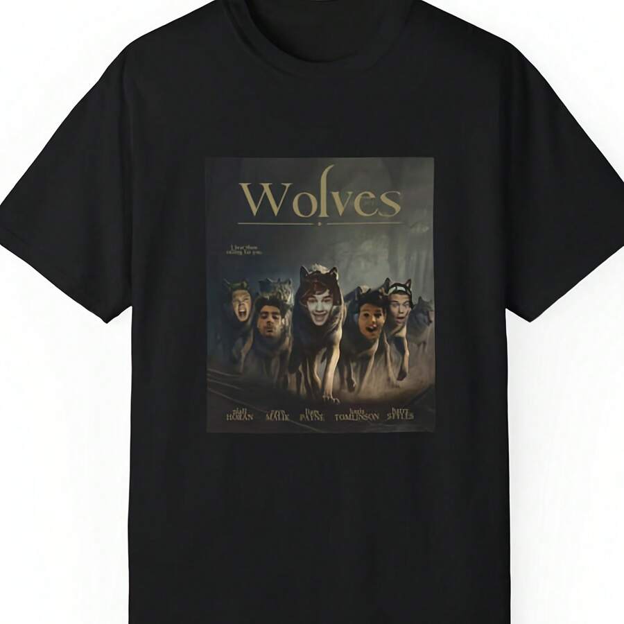 One D.Irection Wolves T-Shirt - Black - View 1