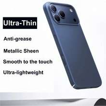 Ultra-Thin Lightweight Hard PC Phone Case Compatible With IPhone 17e, 16e, 7, 8, 7/8 Plus, X, XR, XsMax, SE2020, SE2022, 17 Pro Max, 17, 16, 15, 14, 13, 12, 11 Pro, Plus, Max, Mini, 7, 8, 7/8 Plus, X, XR, XsMax, SE2020, SE2022, Waterproof, Shockproof, Scratch-Resistant - Blue - View 3