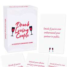 55 Couple Drinking Game Cards, A Fun Drinking Game Designed For Couples Who Want To Laugh And Add Some Fun To Their Nights. Perfect For Date Nights, Anniversaries, Or Any Time You Want To Relax. Can Also Be A Gift For Valentine's Day Or Christmas. - Multicolor - View 5
